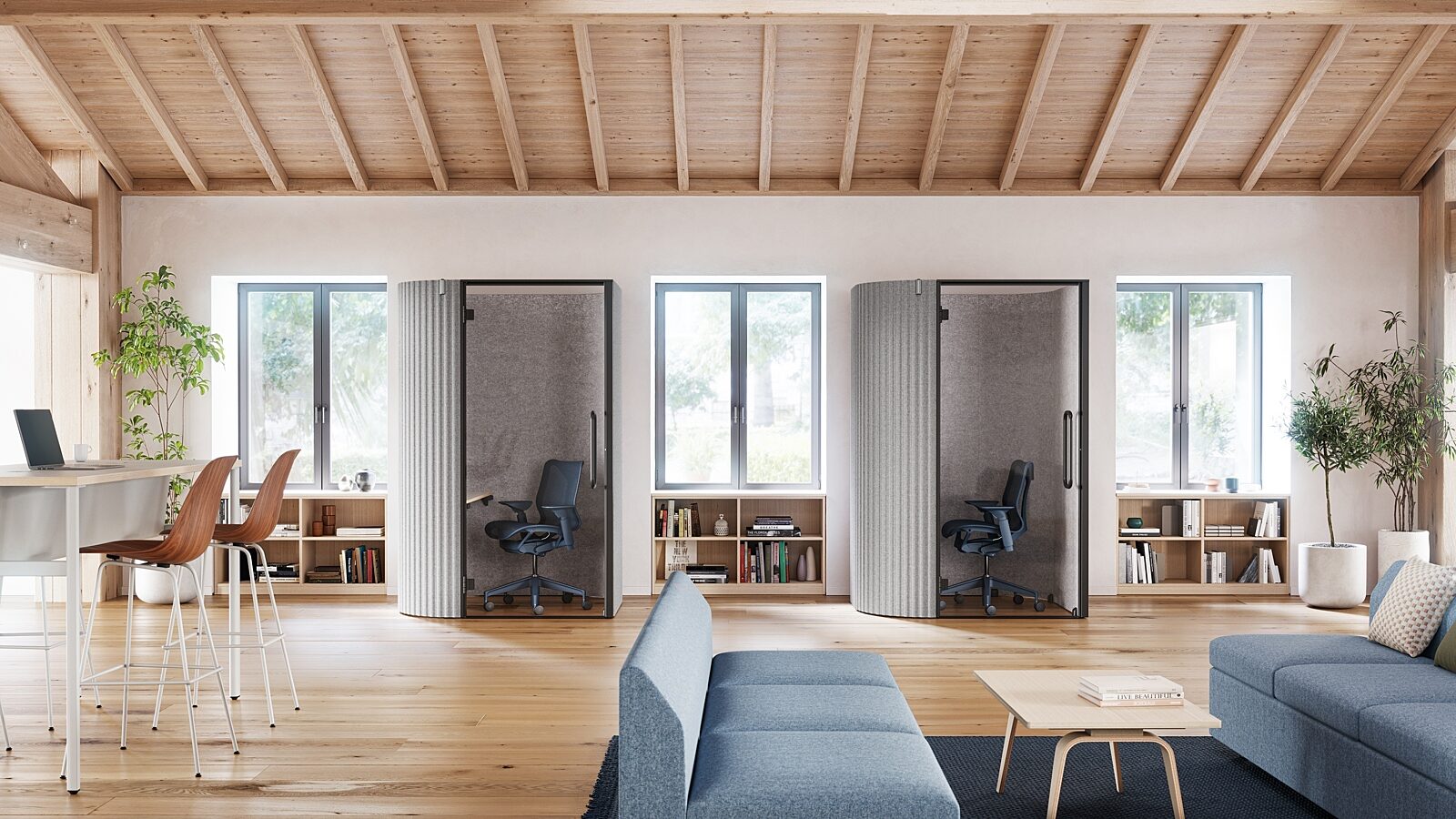 Creative Office Resources Bay Work Pod by Herman Miller