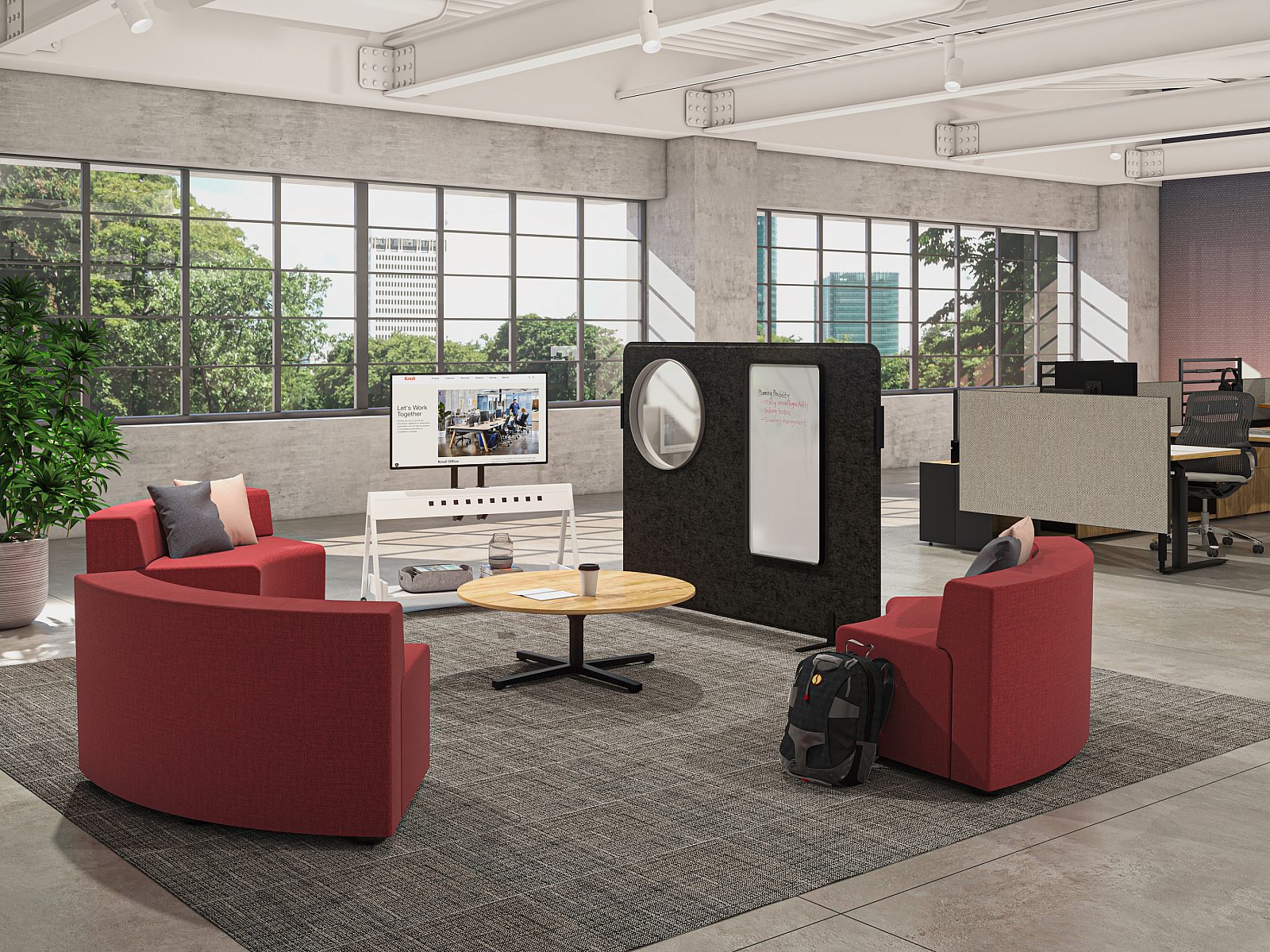 Creative Office Resources Inlet Screens by Knoll