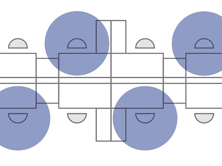 Post-COVID office floorplan analysis keep employees healthy workplace nyc boston manchester burlington portland